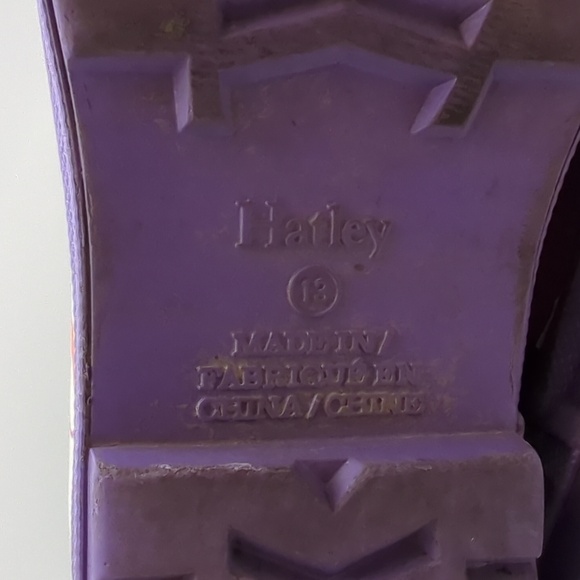 Hatley Girls Kids Printed Rain Boots Rainbow Unicorns 🌈 🦄 - Picture 5 of 14